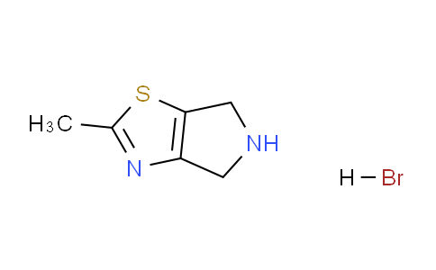 CAS No. 170456-90-3, 2-Methyl-5,6-dihydro-4H-pyrrolo[3,4-d]thiazole hydrobromide