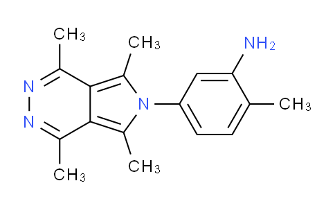 CAS No. 381202-58-0, 2-Methyl-5-(1,4,5,7-tetramethyl-6H-pyrrolo[3,4-d]pyridazin-6-yl)aniline