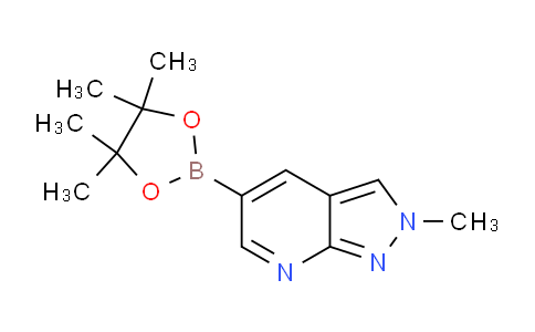 CAS No. 1809889-70-0, 2-Methyl-5-(4,4,5,5-tetramethyl-1,3,2-dioxaborolan-2-yl)-2H-pyrazolo[3,4-b]pyridine