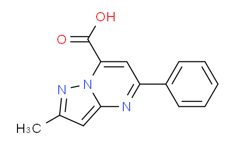 CAS No. 932242-74-5, 2-Methyl-5-phenylpyrazolo[1,5-a]pyrimidine-7-carboxylic acid