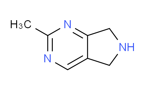 CAS No. 787541-88-2, 2-Methyl-6,7-dihydro-5H-pyrrolo[3,4-d]pyrimidine