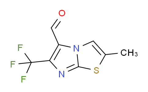 CAS No. 865081-55-6, 2-Methyl-6-(trifluoromethyl)imidazo[2,1-b]thiazole-5-carbaldehyde