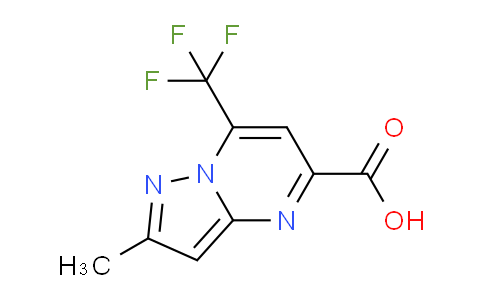 CAS No. 1018050-74-2, 2-Methyl-7-(trifluoromethyl)pyrazolo[1,5-a]pyrimidine-5-carboxylic acid