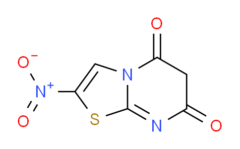 CAS No. 1423875-16-4, 2-Nitro-5H-thiazolo[3,2-a]pyrimidine-5,7(6H)-dione