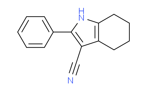 CAS No. 43215-29-8, 2-Phenyl-4,5,6,7-tetrahydro-1H-indole-3-carbonitrile