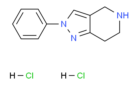 CAS No. 1171476-07-5, 2-Phenyl-4,5,6,7-tetrahydro-2H-pyrazolo[4,3-c]pyridine dihydrochloride