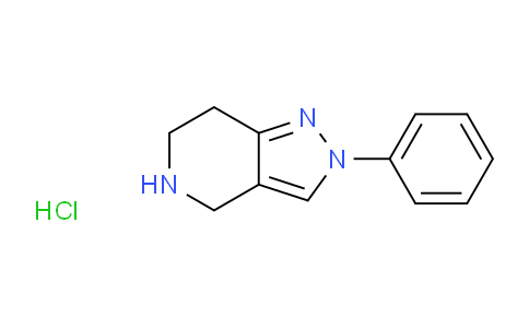 CAS No. 1243440-67-6, 2-Phenyl-4,5,6,7-tetrahydro-2H-pyrazolo[4,3-c]pyridine hydrochloride