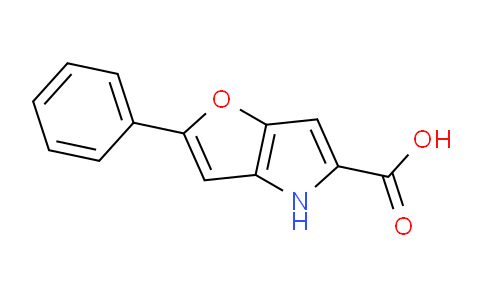 CAS No. 86345-44-0, 2-Phenyl-4H-furo[3,2-b]pyrrole-5-carboxylic acid