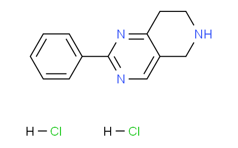 CAS No. 1177341-85-3, 2-Phenyl-5,6,7,8-tetrahydropyrido[4,3-d]pyrimidine dihydrochloride