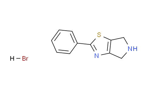 CAS No. 1220039-44-0, 2-Phenyl-5,6-dihydro-4H-pyrrolo[3,4-d]thiazole hydrobromide