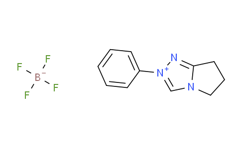 CAS No. 909122-64-1, 2-Phenyl-6,7-dihydro-5H-pyrrolo[2,1-c][1,2,4]triazol-2-ium tetrafluoroborate