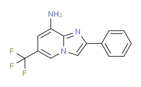 CAS No. 1707727-56-7, 2-Phenyl-6-(trifluoromethyl)imidazo[1,2-a]pyridin-8-amine