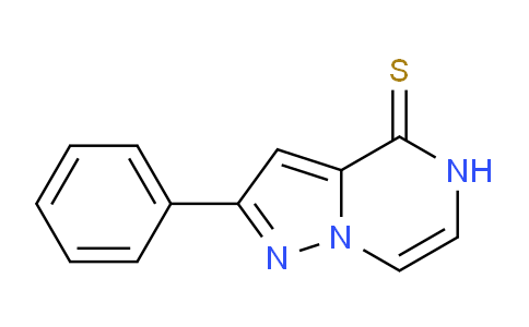 CAS No. 933242-89-8, 2-Phenylpyrazolo[1,5-a]pyrazine-4(5H)-thione