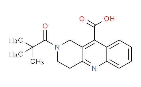 MC673361 | 887432-93-1 | 2-Pivaloyl-1,2,3,4-tetrahydrobenzo[b][1,6]naphthyridine-10-carboxylic acid