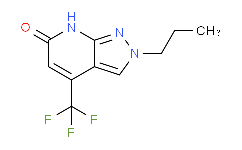 CAS No. 1018128-06-7, 2-Propyl-4-(trifluoromethyl)-2H-pyrazolo[3,4-b]pyridin-6(7H)-one