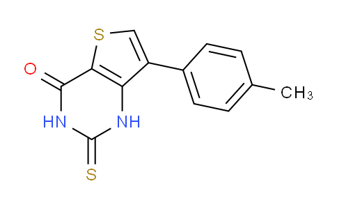 CAS No. 1454371-04-0, 2-Thioxo-7-(p-tolyl)-2,3-dihydrothieno[3,2-d]pyrimidin-4(1H)-one