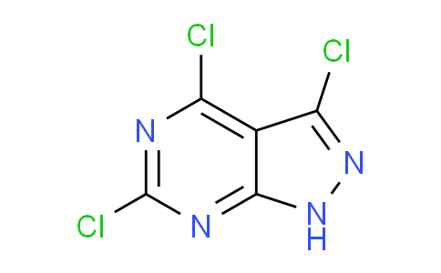 CAS No. 1936344-23-8, 3,4,6-Trichloro-1H-pyrazolo[3,4-d]pyrimidine