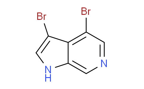 CAS No. 1190318-87-6, 3,4-Dibromo-1H-pyrrolo[2,3-c]pyridine