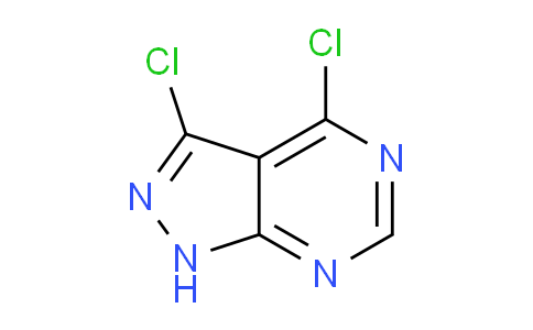 CAS No. 1262408-00-3, 3,4-Dichloro-1H-pyrazolo[3,4-d]pyrimidine