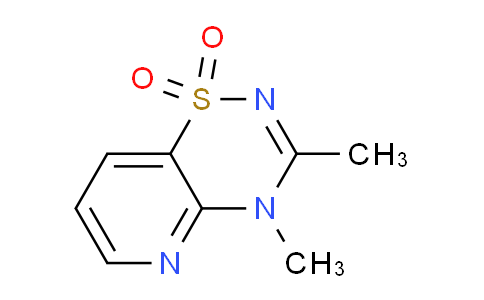 CAS No. 73077-68-6, 3,4-Dimethyl-4H-pyrido[2,3-e][1,2,4]thiadiazine 1,1-dioxide