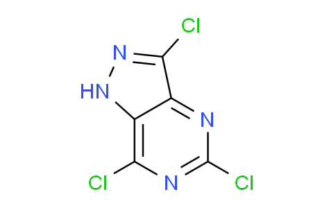 CAS No. 1823950-59-9, 3,5,7-Trichloro-1H-pyrazolo[4,3-d]pyrimidine