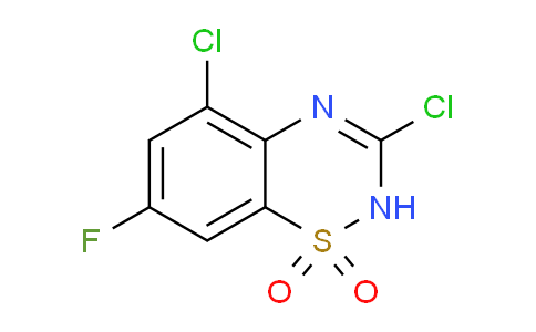 CAS No. 1437391-15-5, 3,5-Dichloro-7-fluoro-2H-benzo[e][1,2,4]thiadiazine 1,1-dioxide