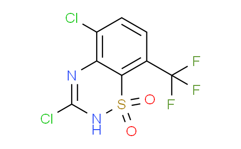 CAS No. 1437453-64-9, 3,5-Dichloro-8-(trifluoromethyl)-2H-benzo[e][1,2,4]thiadiazine 1,1-dioxide
