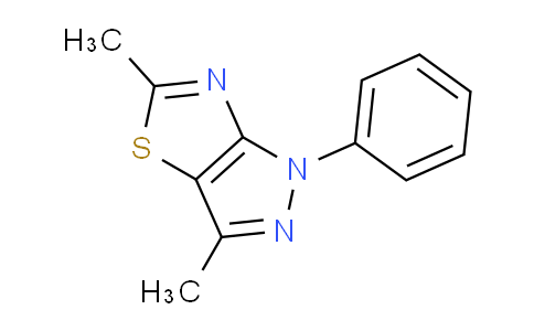 CAS No. 53865-72-8, 3,5-Dimethyl-1-phenyl-1H-pyrazolo[3,4-d]thiazole