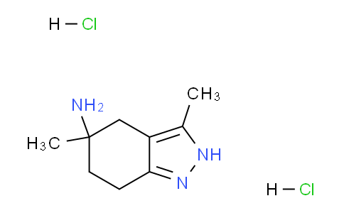 CAS No. 1956378-96-3, 3,5-Dimethyl-4,5,6,7-tetrahydro-2H-indazol-5-amine dihydrochloride