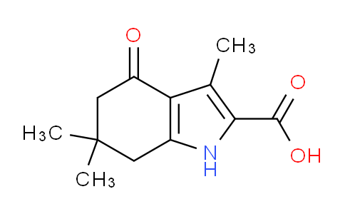 CAS No. 129689-88-9, 3,6,6-Trimethyl-4-oxo-4,5,6,7-tetrahydro-1H-indole-2-carboxylic acid