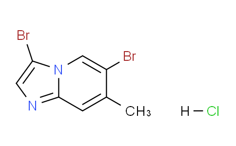 CAS No. 1072944-65-0, 3,6-Dibromo-7-methylimidazo[1,2-a]pyridine hydrochloride