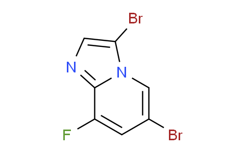 CAS No. 1260817-61-5, 3,6-Dibromo-8-fluoroimidazo[1,2-a]pyridine