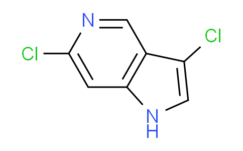 CAS No. 1956375-91-9, 3,6-Dichloro-1H-pyrrolo[3,2-c]pyridine
