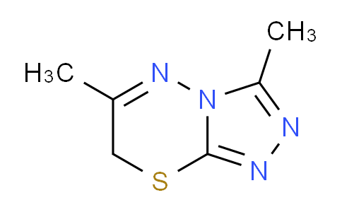 CAS No. 552881-02-4, 3,6-Dimethyl-7H-[1,2,4]triazolo[3,4-b][1,3,4]thiadiazine