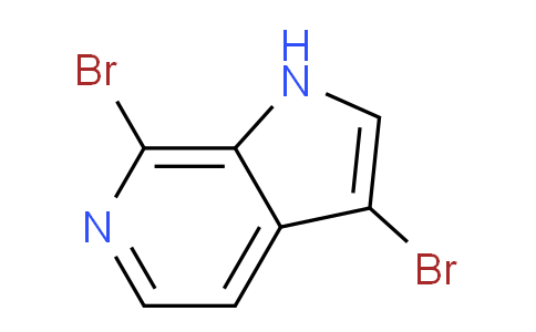 CAS No. 1190318-35-4, 3,7-Dibromo-1H-pyrrolo[2,3-c]pyridine