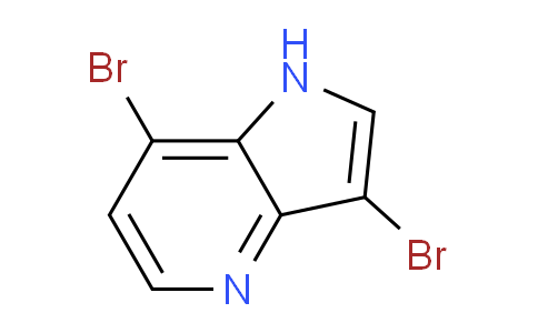 CAS No. 1190318-46-7, 3,7-Dibromo-1H-pyrrolo[3,2-b]pyridine