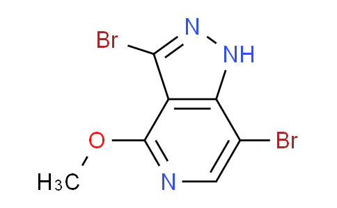 CAS No. 1934625-19-0, 3,7-Dibromo-4-methoxy-1H-pyrazolo[4,3-c]pyridine