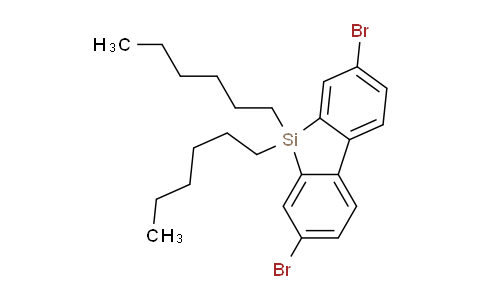 CAS No. 852138-90-0, 3,7-Dibromo-5,5-dihexyl-5H-dibenzo[b,d]silole