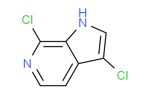 CAS No. 1190317-44-2, 3,7-Dichloro-1H-pyrrolo[2,3-c]pyridine