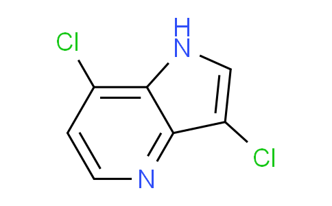 CAS No. 1190315-15-1, 3,7-Dichloro-1H-pyrrolo[3,2-b]pyridine