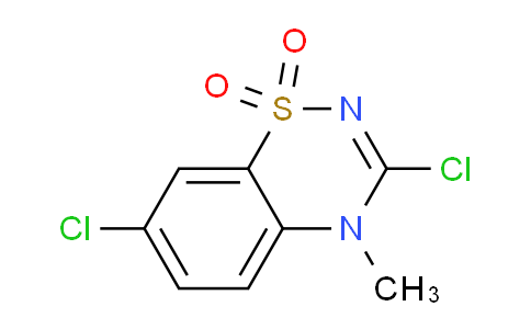 CAS No. 872536-92-0, 3,7-Dichloro-4-methyl-4H-1,2,4-benzothiadiazin-1,1-dioxide