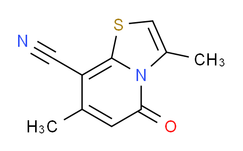 CAS No. 863763-95-5, 3,7-Dimethyl-5-oxo-5H-thiazolo[3,2-a]pyridine-8-carbonitrile