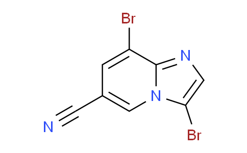 CAS No. 1221792-63-7, 3,8-Dibromoimidazo[1,2-a]pyridine-6-carbonitrile