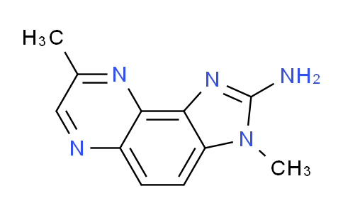 CAS No. 77500-04-0, 3,8-Dimethyl-3H-imidazo[4,5-f]quinoxalin-2-amine