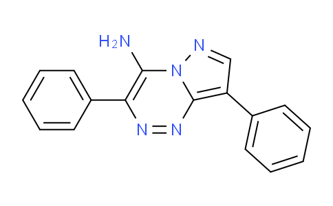 CAS No. 1306738-72-6, 3,8-Diphenylpyrazolo[5,1-c][1,2,4]triazin-4-amine
