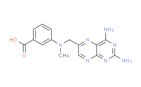 CAS No. 1246636-56-5, 3-(((2,4-Diaminopteridin-6-yl)methyl)(methyl)amino)benzoic acid