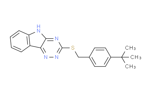 DY673636 | 332384-78-8 | 3-((4-(tert-Butyl)benzyl)thio)-5H-[1,2,4]triazino[5,6-b]indole