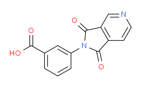 CAS No. 1409198-11-3, 3-(1,3-Dioxo-1H-pyrrolo[3,4-c]pyridin-2(3H)-yl)benzoic acid