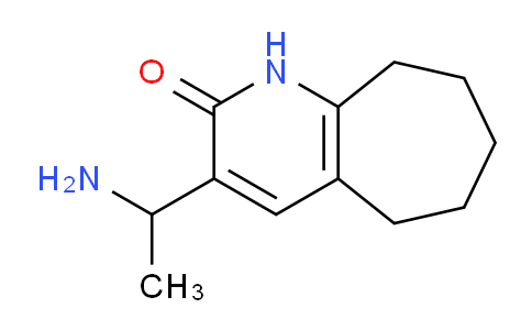 CAS No. 1365961-07-4, 3-(1-Aminoethyl)-6,7,8,9-tetrahydro-1H-cyclohepta[b]pyridin-2(5H)-one