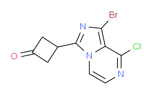 CAS No. 936901-73-4, 3-(1-Bromo-8-chloroimidazo[1,5-a]pyrazin-3-yl)cyclobutanone